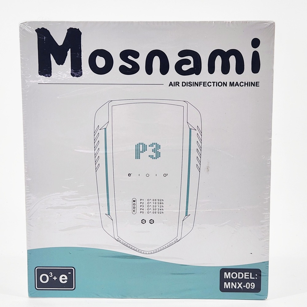 Mosnami Air Disinfection Machine Ozone Anion Purifier White‎ Model MNX-09 New